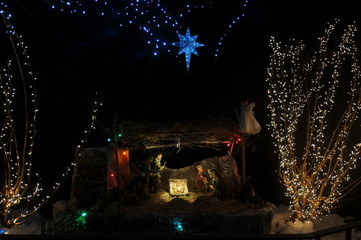 The Star Shining above the Manger - Christmas is here