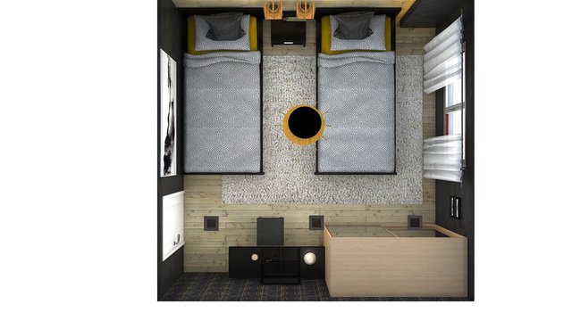 PROYECTO DE  DISE&Ntilde;O 3d DORMITORIO 