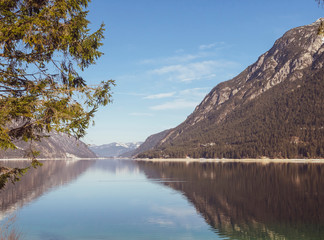 Achensee. Vue sur le lac Achen en Autriche