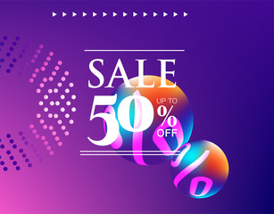 elegant modern sale discount voucher template