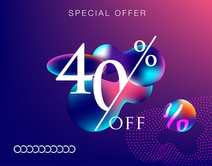 Super sale promotion design. Vector illustration