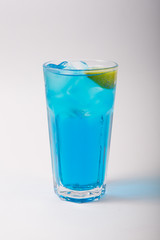 Alcohol cocktail drink on a white background