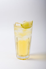 Alcohol cocktail drink on a white background