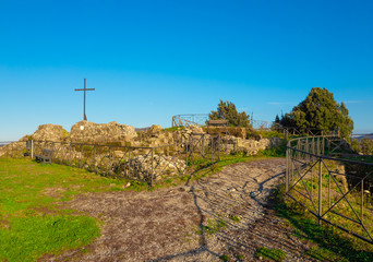 Rocca di Papa (Italy) - A nice little, old and panoramic city in the metropolitan city of Rome, on the Mount Cavo. Here a view of historic center.