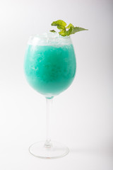 Alcohol cocktail drink on a white background
