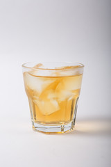 Alcohol cocktail drink on a white background