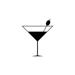 Cocktail Icon Vector. Cocktail drink.