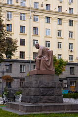 Monument to Vladimir Ilyich Lenin in Moscow.
