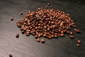 coffee beans on white background