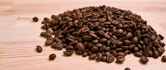 coffee beans on white background