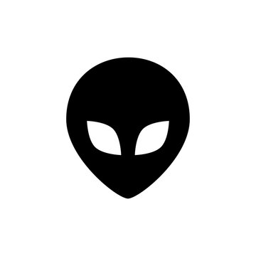 Alien Head Vector Icon