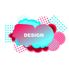 Light  background of geometry shapes