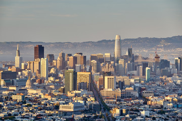 San Francisco skyline, California