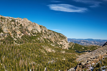 Fototapeta na wymiar The Loch Lake, Rocky Mountains, Colorado, USA.