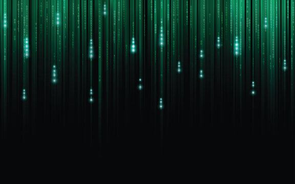 abstract futuristic binary background