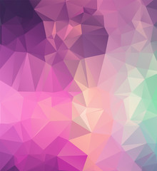 Obraz premium abstract triangular background texture, low poly style full color spectrum rainbow