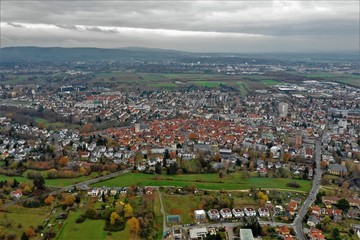 Fototapeta na wymiar Oberursel Luftbilder
