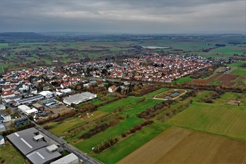 Fototapeta na wymiar Rosbach vor der Höhe Luftbilder