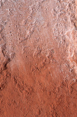 Rock concrete abstract neutral light beige wall background. Rustic wall surface for texture and background. Beige clay wall for wallpaper