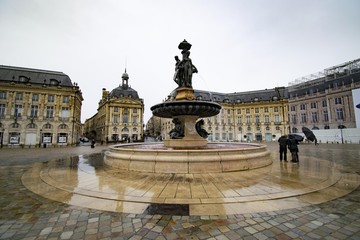 Fototapeta na wymiar Place de la Bourse