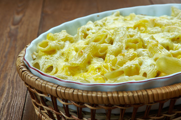Buffalo Chicken Pasta Bake