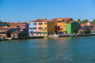 Obraz premium View of city of Murano near Venice in Italy