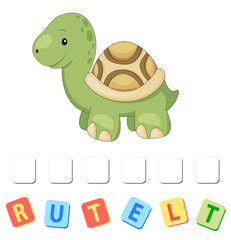 Cartoon turtle crossword