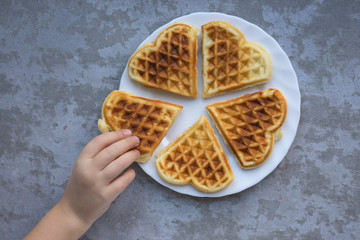 waffle heart