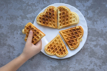 waffle heart