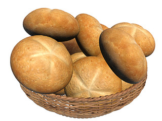 3d render breads