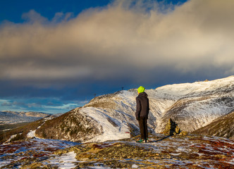 Beginning of the winter in Sweden