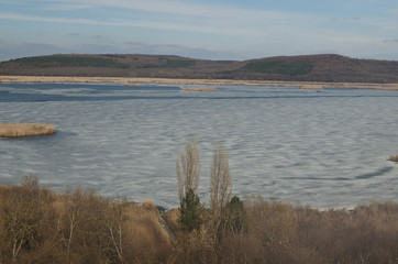 Beautiful landscape in northern Bulgaria near Silistra