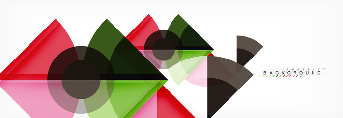 Modern geometric abstract background