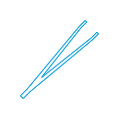 Tweezers or forceps. Vector illustration.