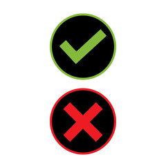 Right and Wrong icon design