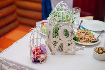 wedding table setting