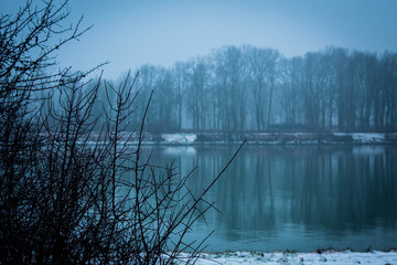 Fototapeta premium Donau Winter 