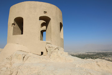 Ruins of the Zoroastrian Fire Temple, Atashgah, Tower of Sacrifice, Esfahan, Iran