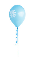 color balloons with helium isolated