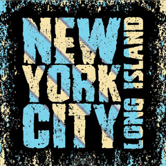 t-shir New York, New York typography, t-shirt long island