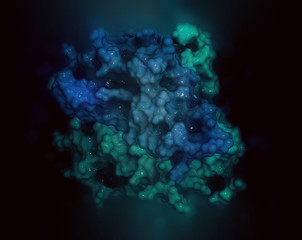 Fototapeta premium Tumor necrosis factor alpha (TNF) cytokine protein molecule. 
