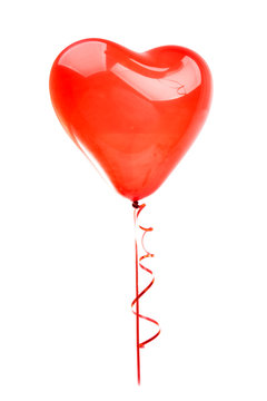 balloons heart isolated