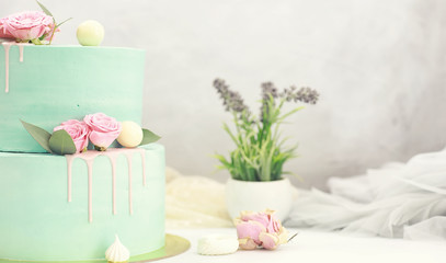 Confectionery flavored cakes for a holiday