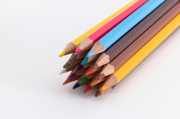 colored pencils