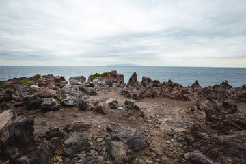 landscape in jogasaki coast japan