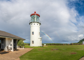Kilauea Lighthouse was built a century ago to protect shipping around the Island, Kauai Hawai'i