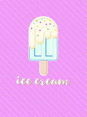 ice cream card