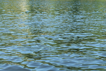 blue water surface for background