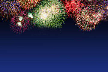 Silvester Feuerwerk Sylvester Neujahr Textfreiraum Copyspace Neues Jahr Neuen Neu