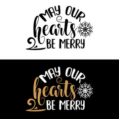 Hand lettering Christmas quote